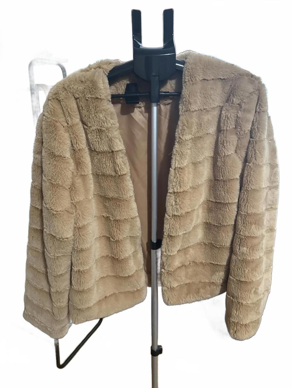Tan Faux Fur Jacket